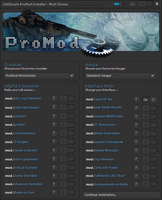 oldskool promod install